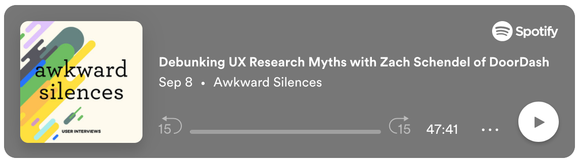 Podcast on debunking UX research myths