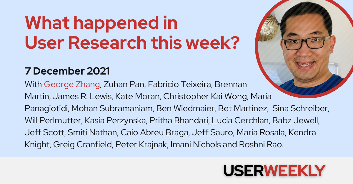 User Weekly #25, December 7