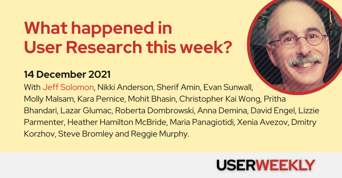 User Weekly #26, December 14
